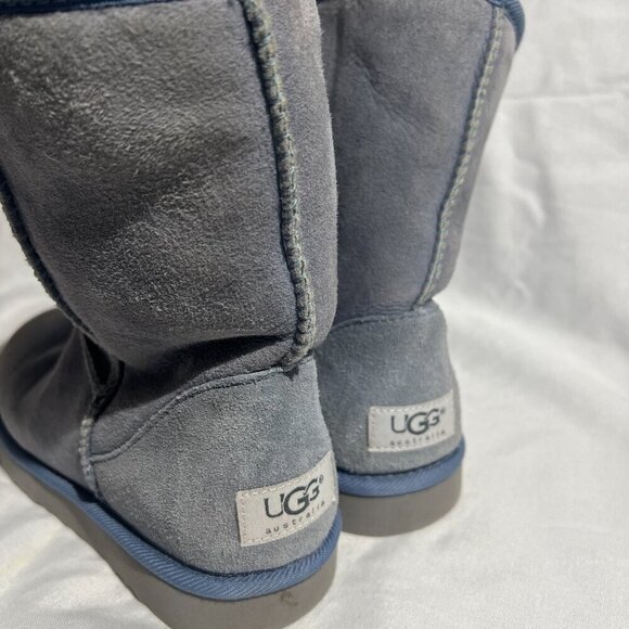 UGG - LIGHT BLUE BOOTS - SIZE 7 - Picture 3 of 7